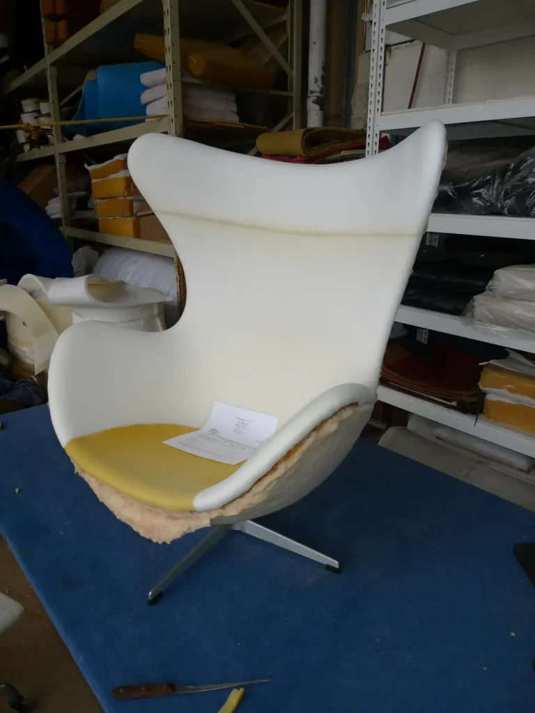 Eero Saarinen Egg Chair — Reupholstery — After