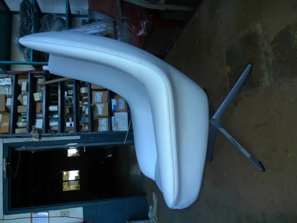 Henry Walter Klein Pirouette Swivel Chair — Reupholstery — After