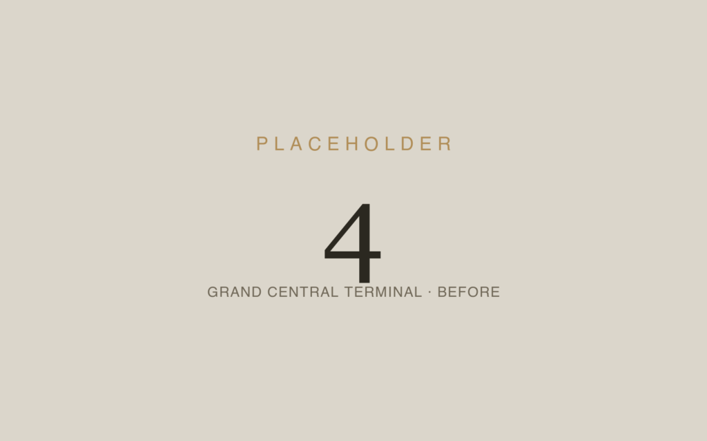 Grand Central Terminal — Gates & Destination Sign Cabinets — Before